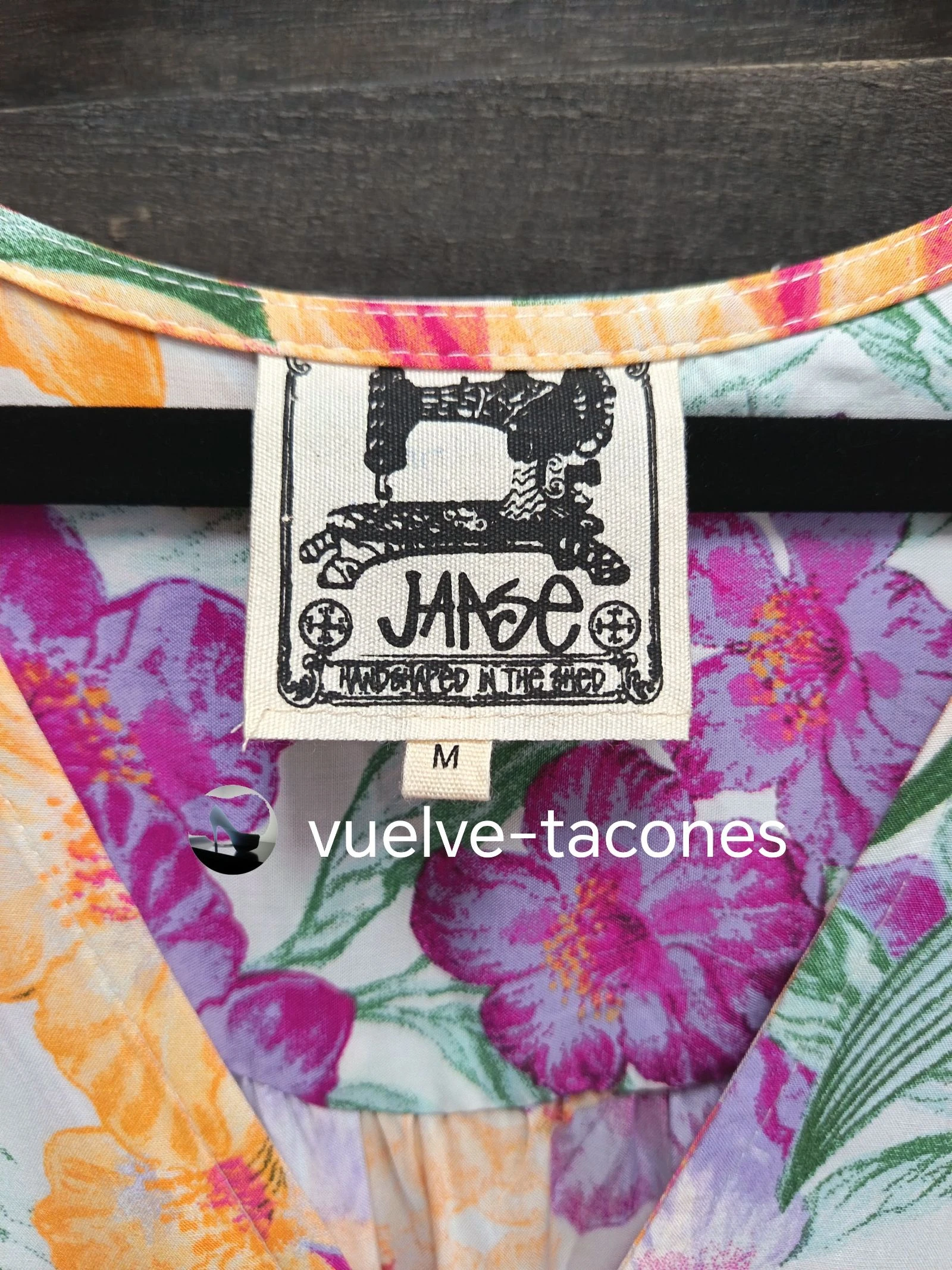 Asymmetrische bloemenjurk ♡ JAASE * maat M – photo 8